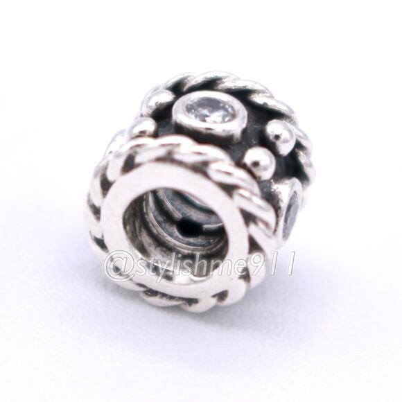 Authentic PANDORA Oxy Crown Charm with Clear Zirconia - Picture 8 of 10